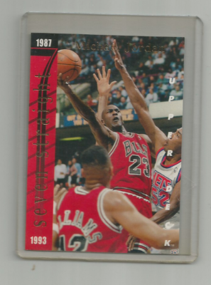 MICHAEL JORDAN/ WILT CHAMBERLAIN 1993 UPPER DECK SCORING TITLES