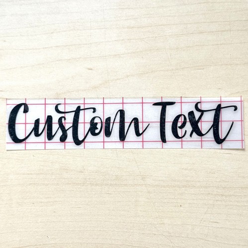 Custom Name Vinyl Decal Personalized Text Sticker Car Tumbler 100+ FONT CHOICES - Picture 11 of 11