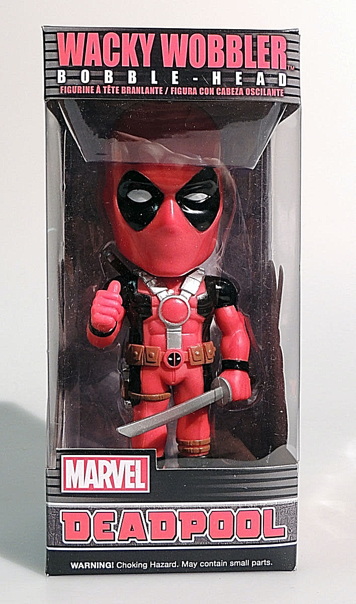 FUNKO Wacky Wobbler Collection__DEADPOOL 7 inch Bobble-Head_New
