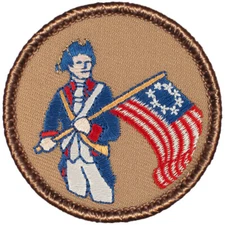 Patriot Patrol Patch - 2" Round Embroidered Patch