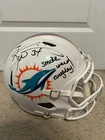 Ricky Williams Full Size Dolphins Replica Signed Helmet Smoke Weed Everyday Insc
