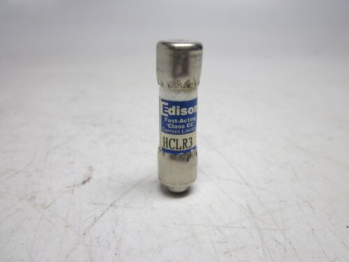 Edison HCLR3 Fuse Fast Acting Class CC Current Limiting 3 Amp HCLR-3 HCLR 3 - Picture 4 of 7