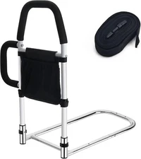 Medots Bed Side Assist Handle Bar Safety Rail Bed Rails for Elderly Adults