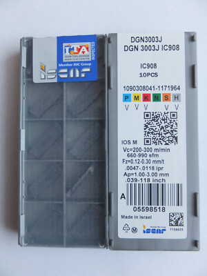 10 x Wendeplatten Stechplatten, Einstechplatten, Innenstechen DGN3003J IC908