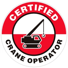 Certified Crane Operator Bumper Sticker Military Vinyl Soldier Decal 5"