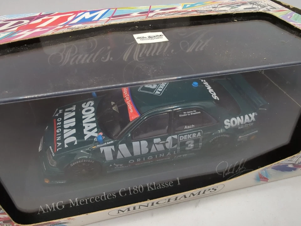 Coche diecast Minichamps 1:43 Mercedes AMG C 180 DTM 94 Team AMG R Asch 430943303 Foto 3 de 4