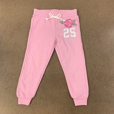 Colette Lilly Little Girls Size Small 4 Pink Love Republic Graphic Joggers