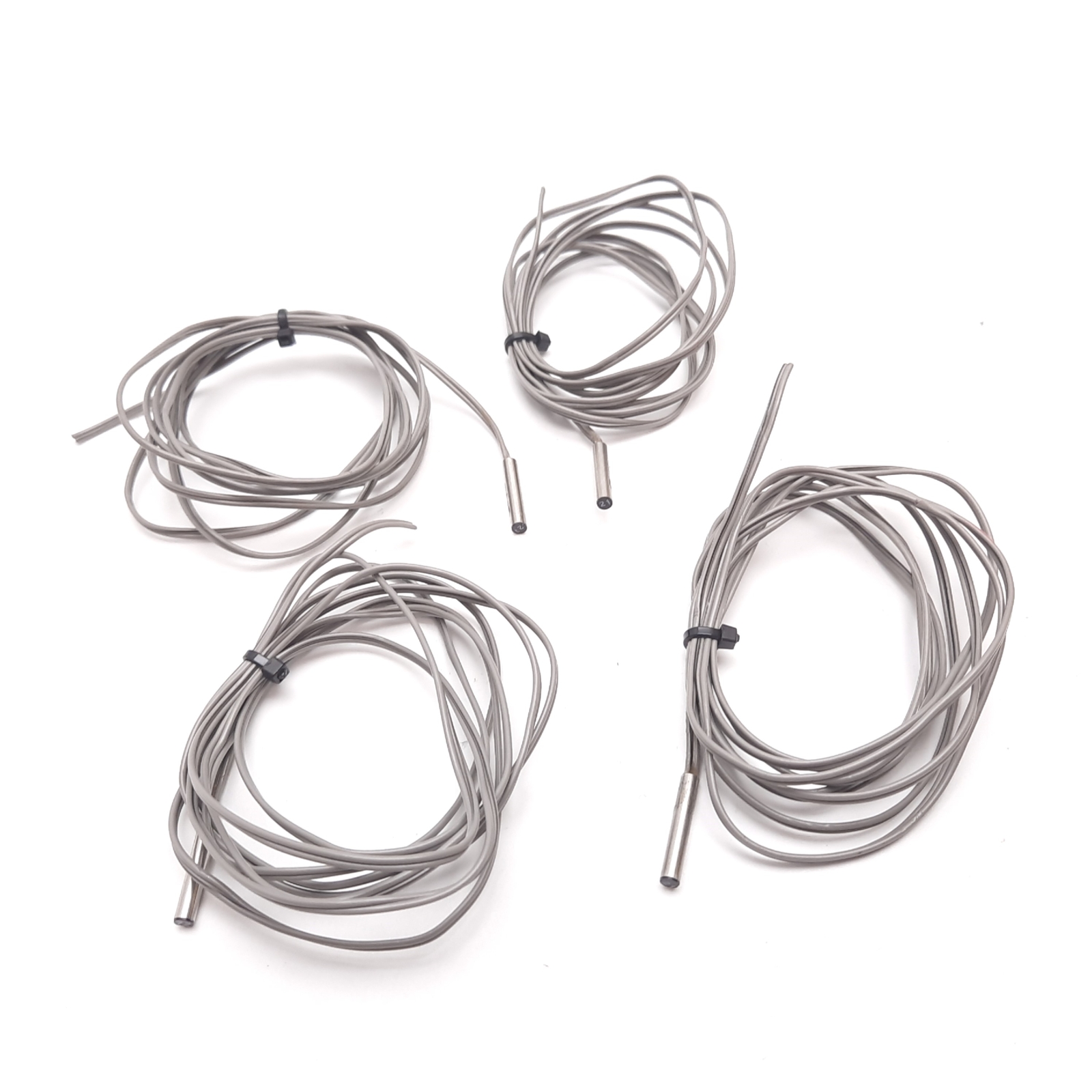 Lot of 4 SMC D-90 Cylinder Position Reed Switch, 5/12/24 VAC VDC, 50mA, 4ft