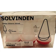 Red Buoys IKEA Solvinden Mini Light Outdoor Patio Deck LED(3) Batteries