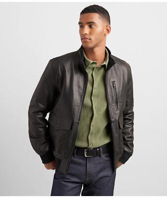 Authentic “leather ”牛革 “bomber jacket s-l400.jpg