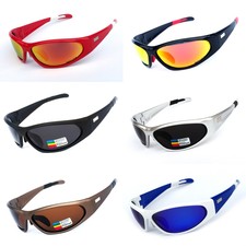 Polarized Wrap Around Sport Sunglasses for Men Women UV400 Protection Sunglasses