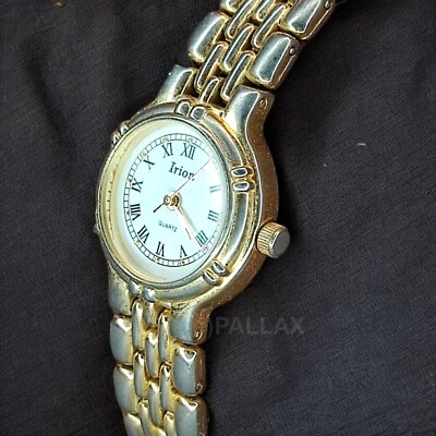 IRION DAMEN-ARMBANDUHR EDELSTAHL QUARTZ GOLD