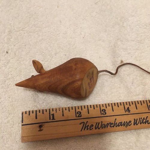 Vintage dänische Teakholz Leder Ohren Maus Figur Mitte des Jahrhunderts modern Mcm - Bild 10 von 10