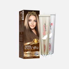 170ml. Cruset Keratin Hair Straightener Cream Permanent Hair Straightening