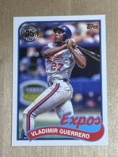 2024 Montreal Expos Vladimir Guerrero Topps Series 1 1989 35th ANNIVERSARY SP