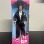 Vintage 1995 Mattel Great Date Ken Doll Rooted Hair #14837