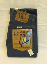 NOS Vintage 1/79 Childrens DEE CEE Straight Leg Western Jeans, Sz 4, W 22, L 16