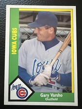 Gary Varsho 1990 CMC Iowa Cubs Team Set Card #21