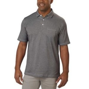 NWOT-Cypress-Club-Men-039-s-Short-Sleeve-Polo-GRAY-LARGE