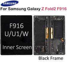 For Samsung Galaxy Z Fold2 5G F916U/W Inner OLED Screen LCD Display Black Frame