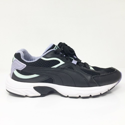 Puma Womens Axis Plus 90s 371376 12 Black Purple Running Shoes Sneakers  Size 7 | eBay