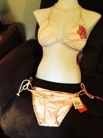 Gossip Pink Surf Depot Large & Small String Bikini 2 Pieces Boutique Close-o Gossip Pink Surf Depot Large & Small String Bikini 2 Pieces Boutique Close-o