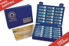 Helios Homeopathic 36 Remedy Deluxe Family Kit * includes free Homeopathy Course