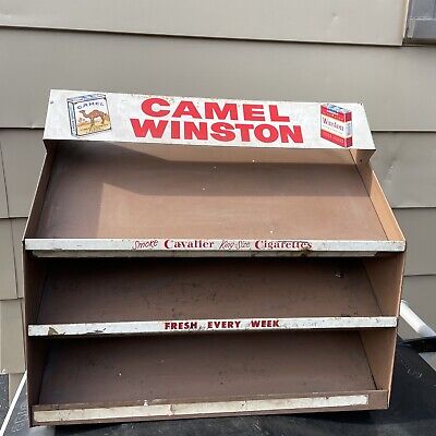 VTG Winston Camel Cigarette Advertising Metal Rack Display Cavalier  21”x19”x10” | eBay