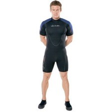 Open Box Henderson Thermoprene 3mm Men's Shorty - Black/Blue - Large