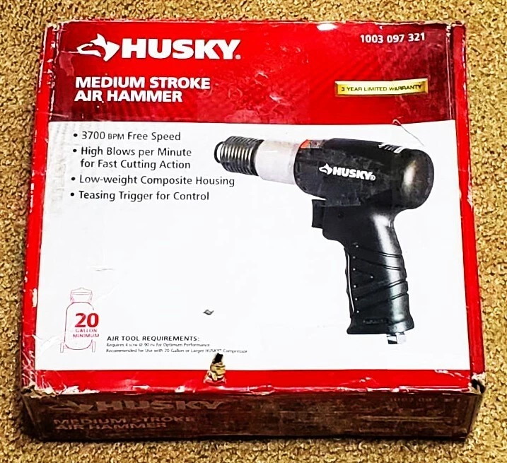 HUSKY H4630 MEDIUM STROKE AIR HAMMER 1003 097 321 missing air