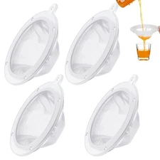 4 Pieces 200 Mesh Filter Food Filter Strainer Sieve Fine Mesh Nylon... Fast Ship