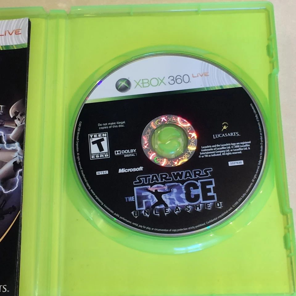 Microsoft XBOX 360 - STAR WARS: THE FORCE UNLEASHED - COMPLETE - Image 4 of 4