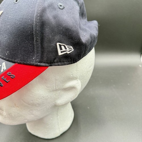 New Era 9Forty Atlanta Braves Strapback blu rosso accento sei pannelli merce originale - Foto 3 di 7