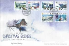 2012 Isle of Man Christmas Scenes. A Time Gone By First Day Cover