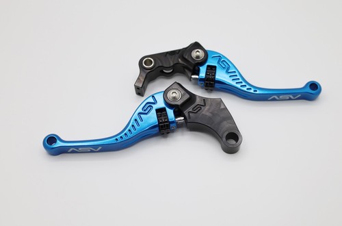 ASV BMW S1000RR Sport 2019 F3 Short Blue Brake and Clutch Levers - Picture 3 of 3