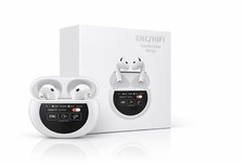 ENC/HIFI Bluetooth Wireless Earbuds White Smart Charging Display