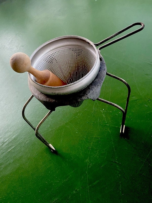 Antique Masher/Ricer W/ Original Stand - Price Reduced!