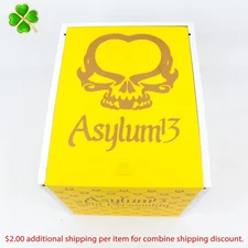 Asylum Split Personality 60 x 6 Empty Wood Cigar Box 6.5" x 5.25" x 5.25"