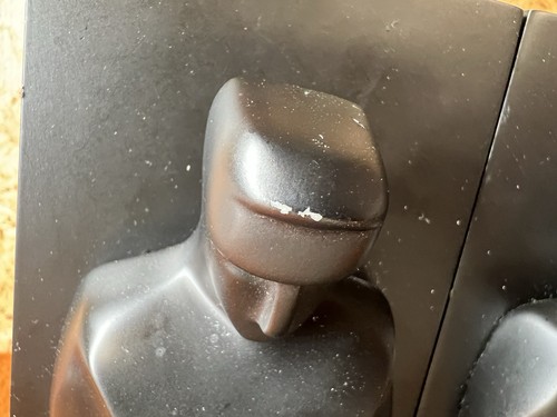 Chris Collicott for Kikkerland Bookend Male Figurine Set Of 2 MCM Modernist - Picture 3 of 13