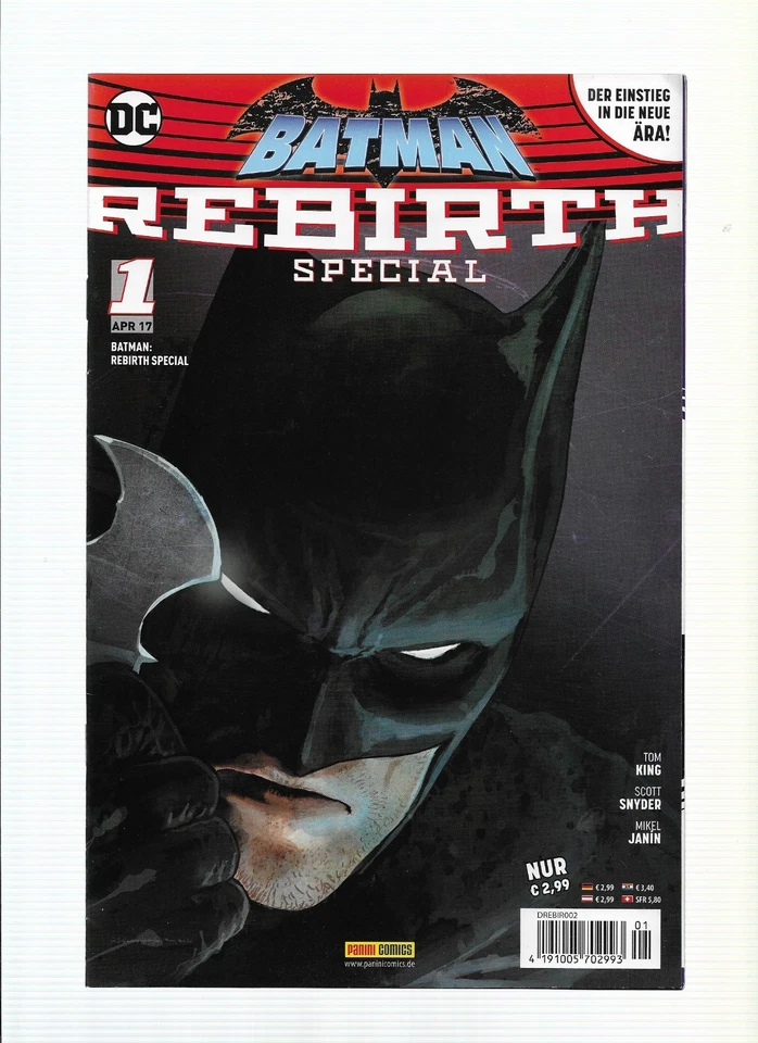 DC Comic - Batman Rebith Special Nr. 1 von 2017 - Panini Verlag deutsch - Bild 1 von 1