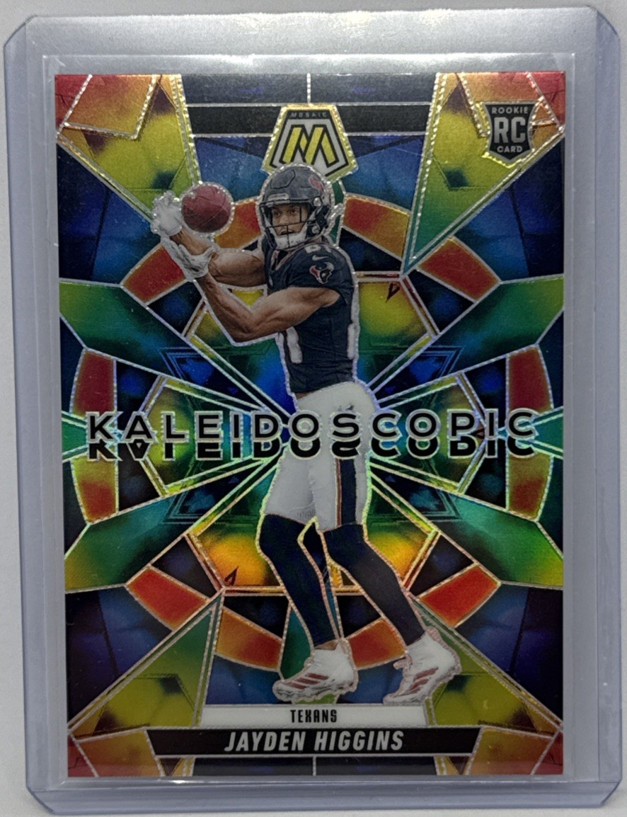 Jayden Higgins - 2025 Panini Mosaic Kaleidoscopic SP Case Hit (RC) #23 TEXANS