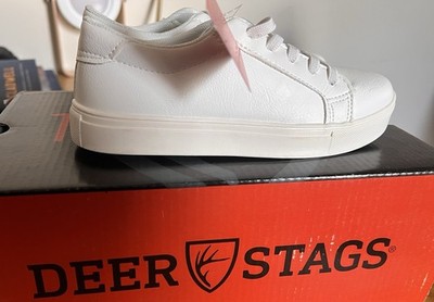 Deer Stags Blake White Sneakers Boys Size 11 New With Box Casual Shoes