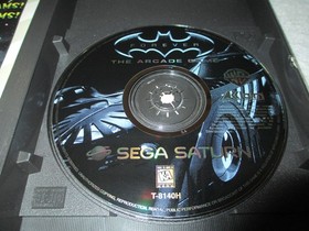 BATMAN FOREVER: THE ARCADE GAME SEGA SATURN COMPLETE CIB w/ REGISTRATION CARD