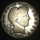 1906-P Barber Half Dollar. A nice Hole-filler 90% Silver