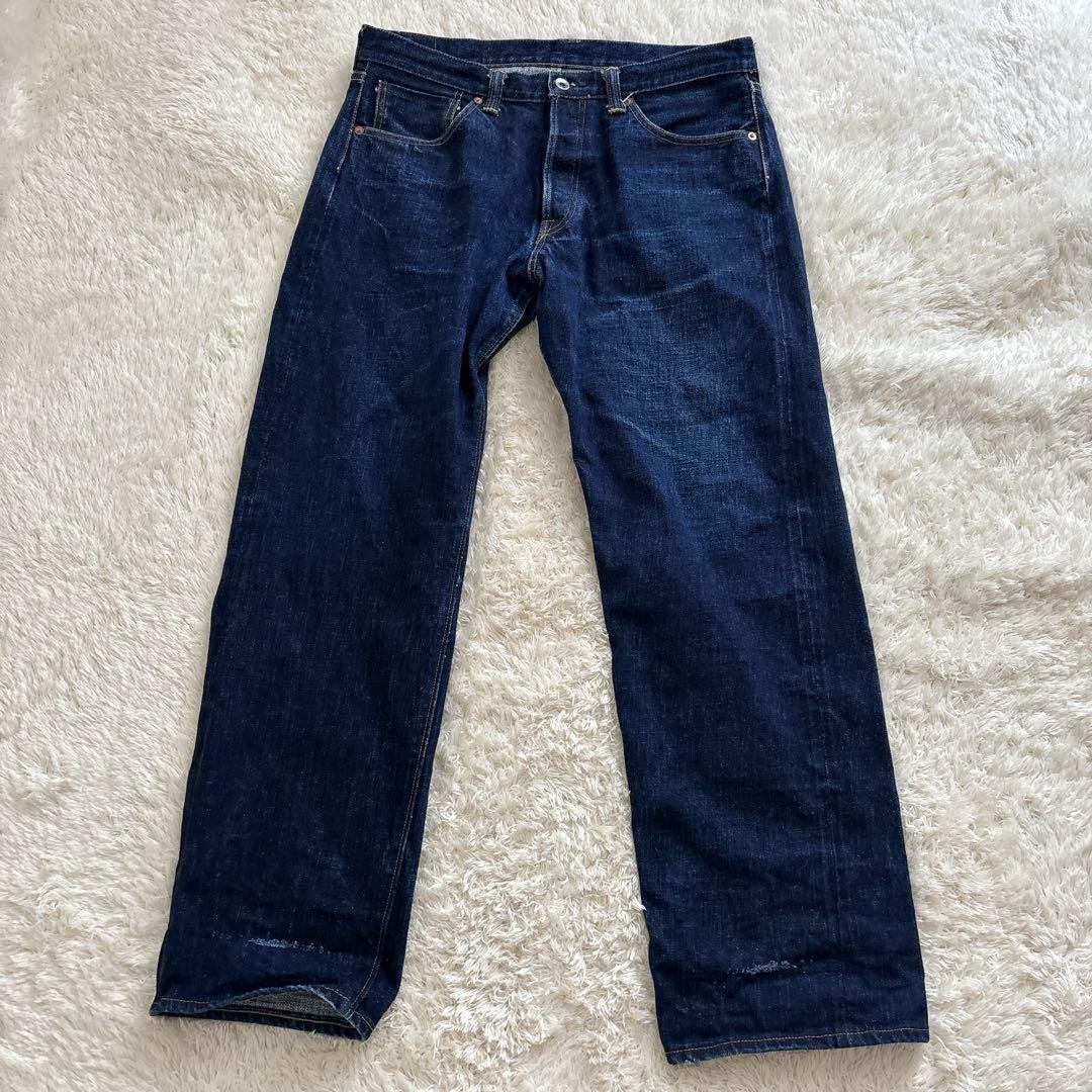 Samurai Jeans S3000VX War 17oz Deep Blue W36 Denim Japan Made