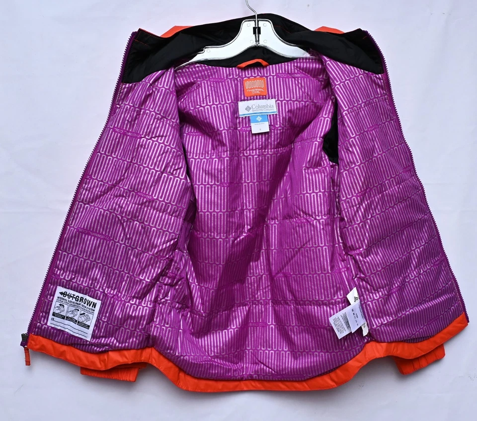 Columbia Thermal Coil Size Small Orange Jacket Unisex Machine Wash Cold Gentle - Image 4 of 4