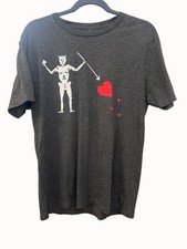 Camiseta Black Rifle Coffee Co Diablo Corazón Esqueleto Corazón Gráfico M