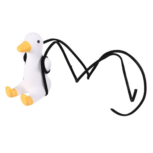 Swinging Duck Hanging Ornament, Cute Swing Duck on Car Rear View Pendant,4198 - Picture 5 of 6