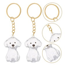 Pet Hair Keepsake Keychain Memorial Dog Souvenir Commemorative Supplies
