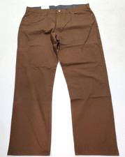 NWT Member's Mark Men's Mason Straight Fit Pant, Size 38 x 32, Brown